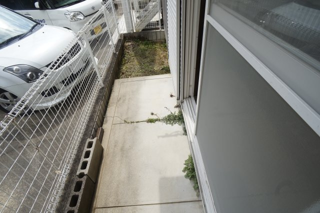 司ハイツのバルコニー