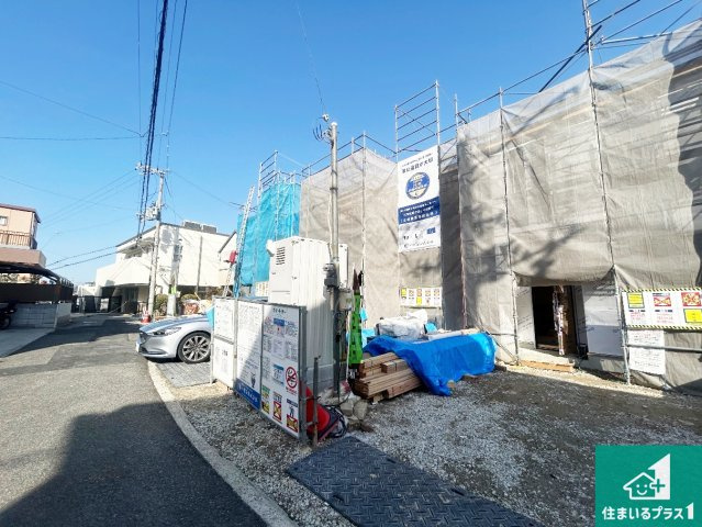 神戸市垂水区名谷町　第2期　新築一戸建ての外観|周辺は落ち着いた街並みの住宅地！子育てがしやすい住環境です！まだ未完成ですが、現地でしかわからない事もございます。是非一度ご覧ください。
