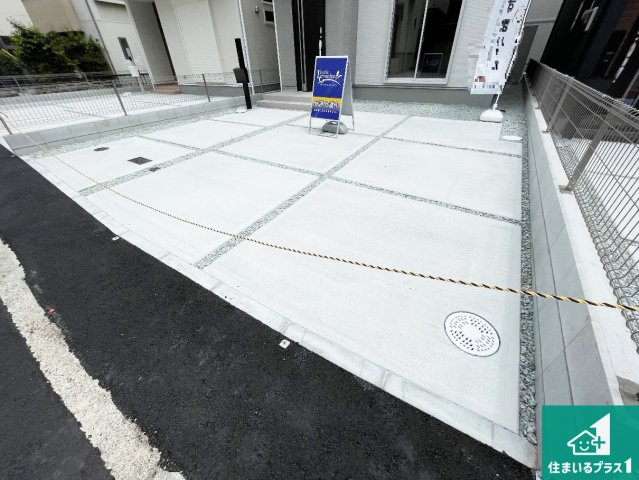 神戸市垂水区名谷町　第2期　新築一戸建ての駐車場|駐車スペース！散水栓があるので、こまめに愛車を洗えます！