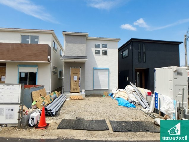 神戸市垂水区名谷町　第2期　新築一戸建ての外観|周辺は落ち着いた街並みの住宅地！子育てがしやすい住環境です！まだ未完成ですが、現地でしかわからない事もございます。是非一度ご覧ください。