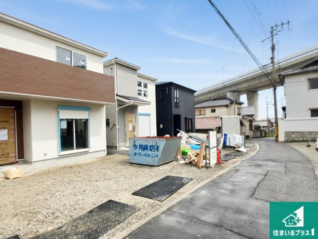 神戸市垂水区名谷町　第2期　新築一戸建ての前面道路含む現地写真|周辺は落ち着いた街並みの住宅地！子育てがしやすい住環境です！まだ未完成ですが、現地でしかわからない事もございます。是非一度ご覧ください。