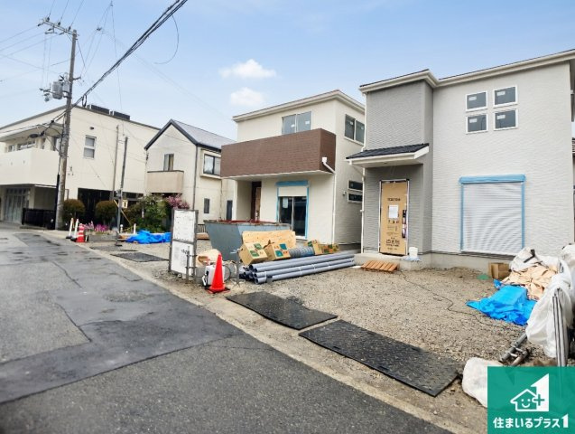 神戸市垂水区名谷町　第2期　新築一戸建ての外観|周辺は落ち着いた街並みの住宅地！子育てがしやすい住環境です！まだ未完成ですが、現地でしかわからない事もございます。是非一度ご覧ください。