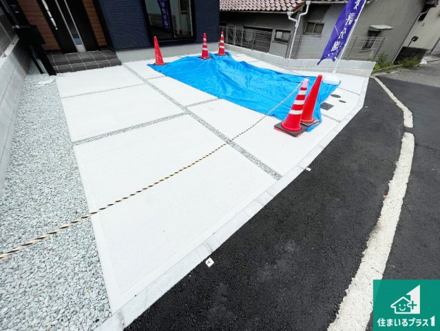 神戸市垂水区名谷町　第2期　新築一戸建ての駐車場|駐車スペース！散水栓があるので、こまめに愛車を洗えます！