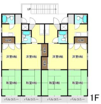 愛知県一宮市　一棟売マンションの間取り