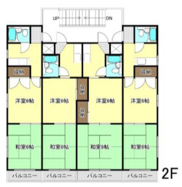 愛知県一宮市　一棟売マンションの間取り