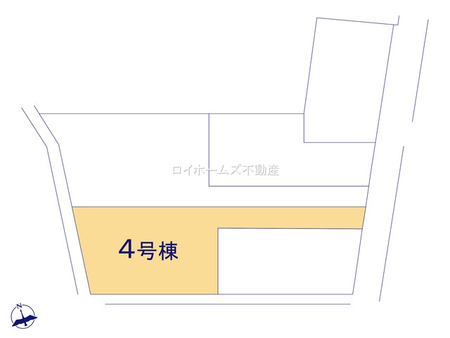 【区画図】 | 岡崎市大平町字上下り46-10『仲介料無料』新築戸建て | 4号棟