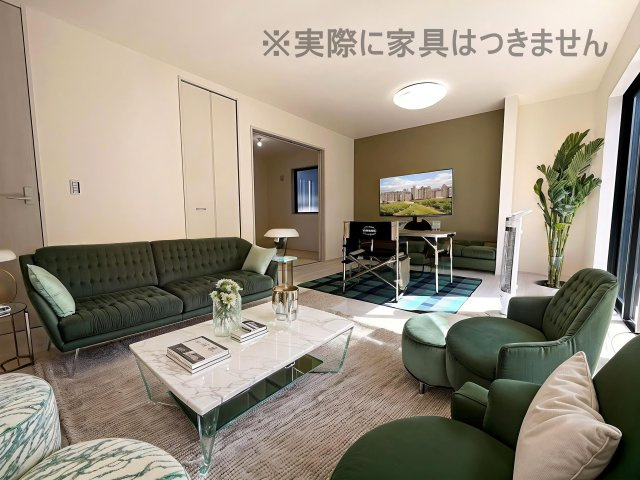 新築戸建・新築建売　福島市野田町相沢　森合小・清水中の区画図|間口が広く駐車場もゆったり！3台以上駐車可能です！（車種による）