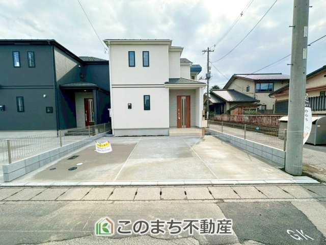 ハートフルタウン宇都宮市LRT峰駅1期　1号棟の駐車場|お車並列２台分ご用意しております♪

