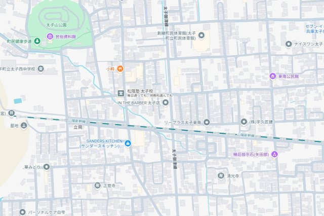揖保郡太子町鵤　新築一戸建ての地図