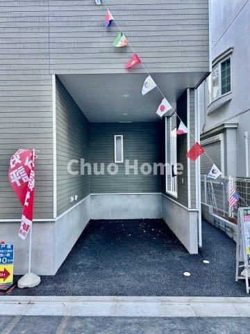 葛飾区東堀切2丁目新築分譲住宅の駐車場|カースペース