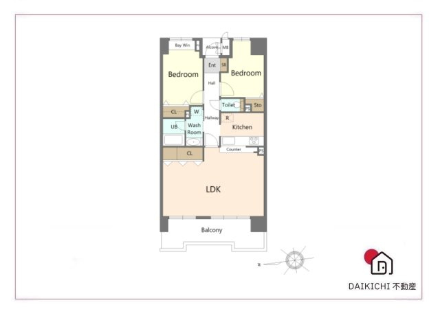 【間取り】 | ネオハイツ深谷