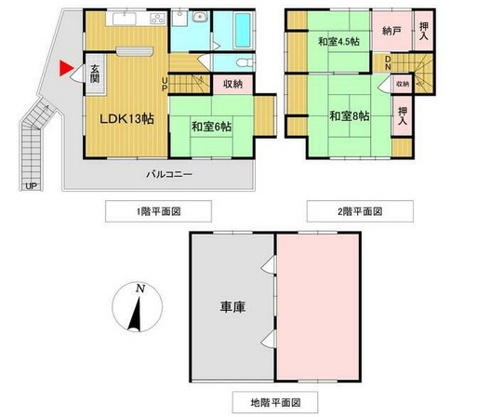 【間取り】 | 富士産業別荘地　戸建