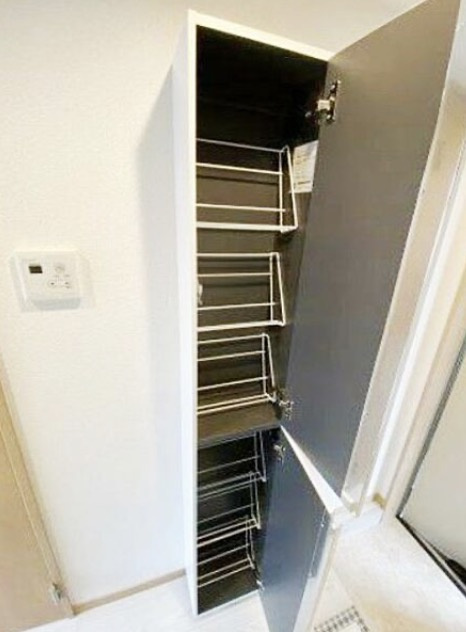 ちょっとした収納スペースも充実しています