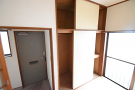 大きなスペースがあり、収納には困りません