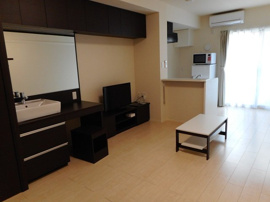 ゆったり過ごせるリビングです