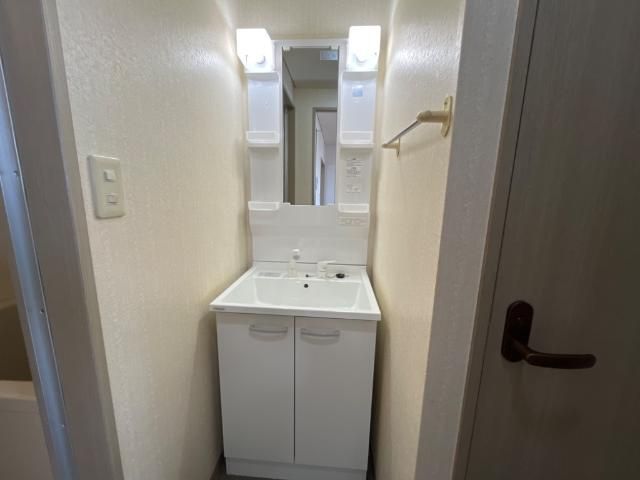 パレス野添の洗面所|洗髪洗面化粧台