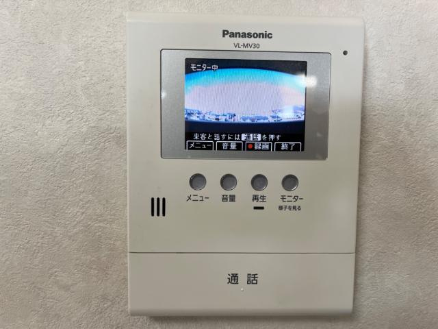 パレス野添のセキュリティ|カメラ付インターホン