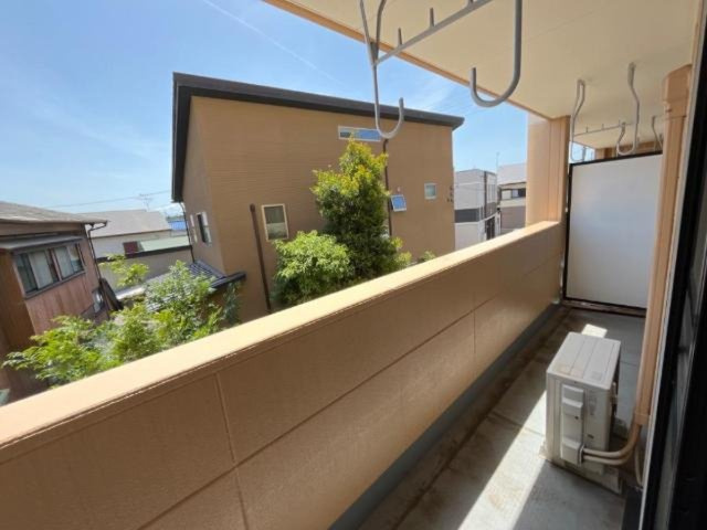 パレス野添のバルコニー