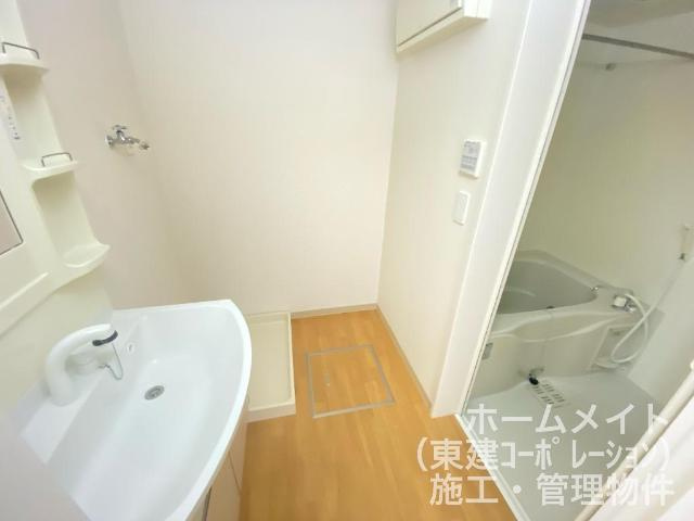 ココア　ブラウンBの洗面所|洗面