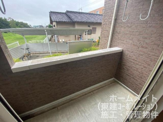 ココア　ブラウンBのバルコニー