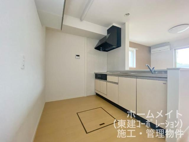 ココア　ブラウンBのキッチン|キッチン