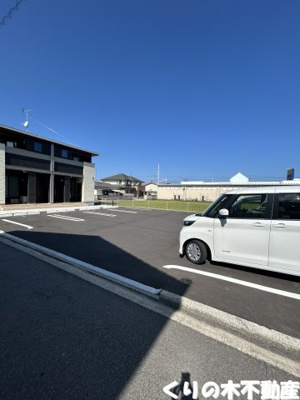 【駐車場】 | ブライト・レジデンス　Ⅰ | 駐車場に車を止められます