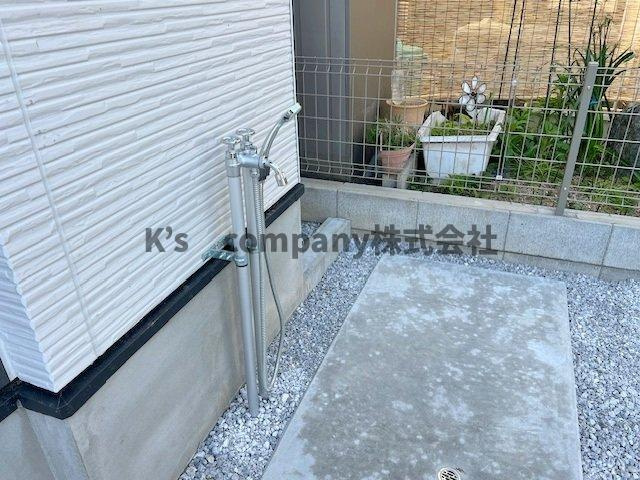 ◎茅ヶ崎市松尾　新築戸建の外観|外水栓つき☆洗車や植栽への水やりに便利です◇