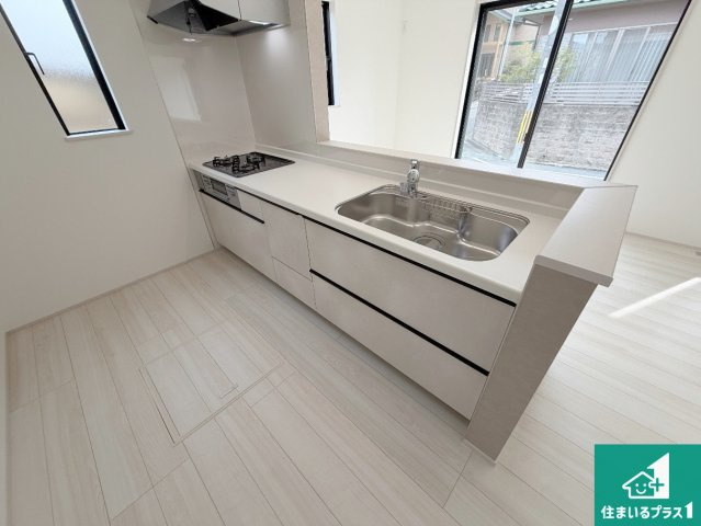 羽曳野市樫山　新築一戸建ての外観|現在の進捗状況です！順調に作業進行中、完成が待ち遠しいです！詳細の間取り等、お気軽にお問い合わせください！