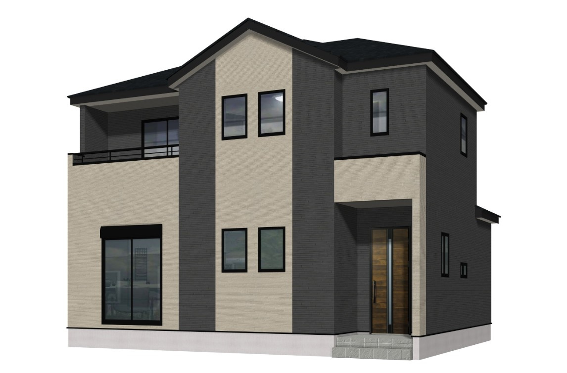 仲介手数料不要　よかタウンBloom北区明徳町2期【川上小・北部中】の外観パース|物件概要