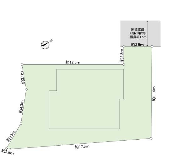 中古戸建　茅ヶ崎市芹沢の区画図