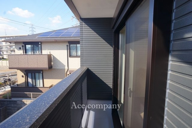 【バルコニー】 | 八尾市八尾木3丁目　A号地 | 両面バルコニー☆こちらは南西側のバルコニーです☆