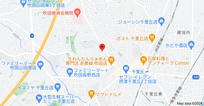 いかはなハイツB棟の地図