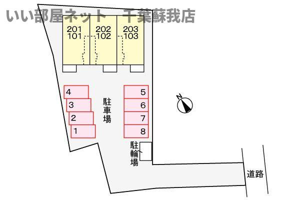 クレストⅡの駐車場|駐車場に車を止められます