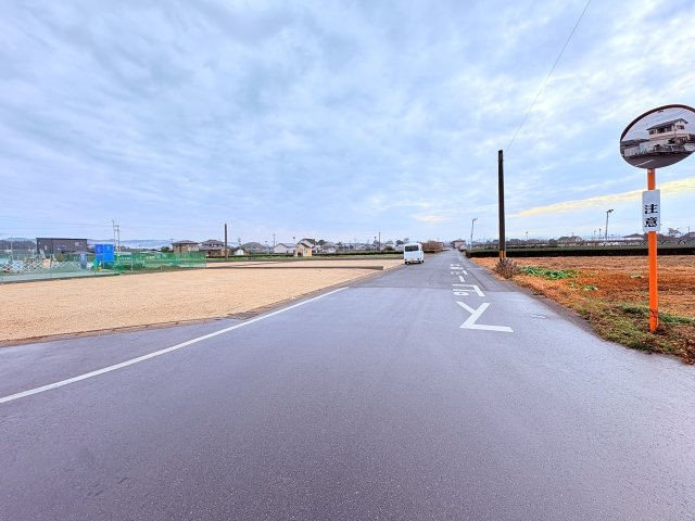 今福分譲地の前面道路含む現地写真