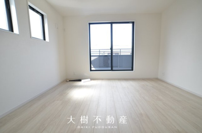 【洋室】 | 綾瀬市小園南２丁目 新築戸建て 全1棟【仲介手数料無料】 | 2階　洋室1（8.0帖）