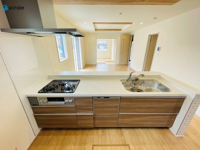 川越市今成2丁目　新築戸建のキッチン|3/30撮影