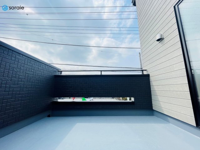 川越市今成2丁目　新築戸建のバルコニー|3/30撮影