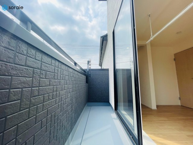 川越市今成2丁目　新築戸建のバルコニー|3/30撮影