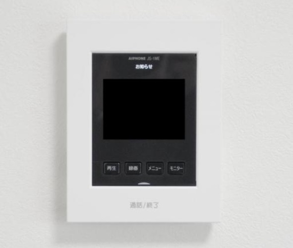 【セキュリティ】 | 花見川区こてはし台１丁目　中古戸建て | モニター付きインターホン新規設置