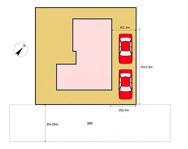 【区画図】 | 花見川区こてはし台１丁目　中古戸建て | 区画図