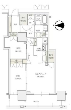 ローレルタワー堺筋本町の間取り