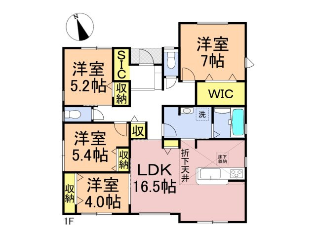 リーブルガーデン　安八郡安八町氷取第1　全2区画分譲の間取り|■2号棟　■ヤマダ不動産　株式会社リライフ　
■夢のマイホーム購入をフルサポートします！