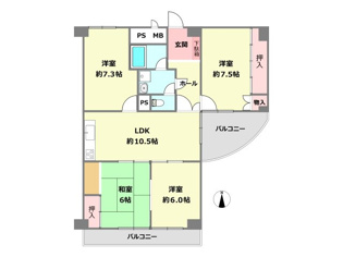 プラザ翠光の間取り
