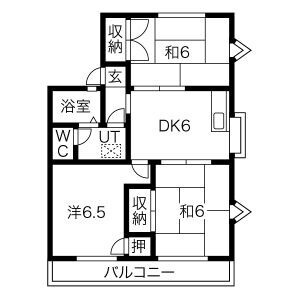 コーポ松井の間取り
