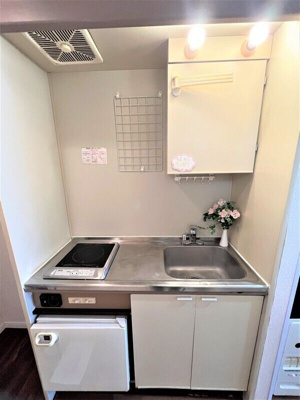 【キッチン】 | サテライト藤 | コンパクトなキッチンで掃除もラクラク