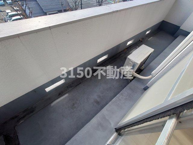 クイール加納のバルコニー