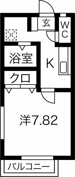 メゾンフルールの間取り