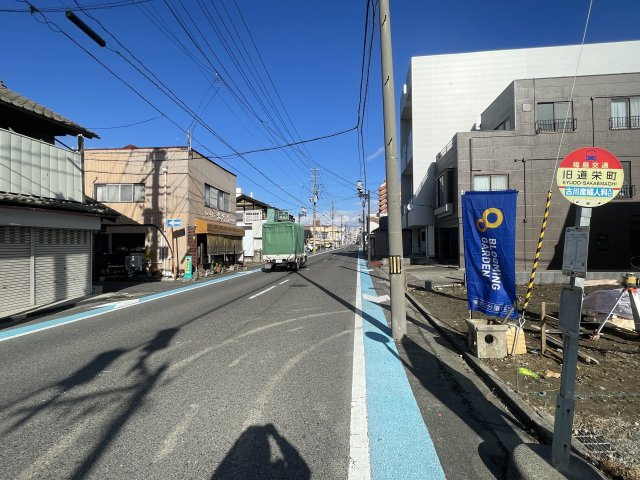 新築戸建・新築建売　郡山市本町二丁目　橘小・第三中の前面道路含む現地写真