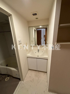 【洗面所】 | レジディア大井町Ⅱ | 脱衣スペースもあります