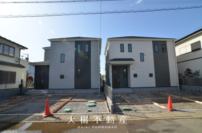 【外観】 | 海老名市門沢橋6丁目 新築戸建て 全2棟【仲介手数料無料】 | ※令和8年3月下旬に撮影